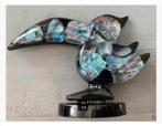 Prachtige abalone paoa schelp Dodo, 12 x 16 cm, Antiek en Kunst, Ophalen of Verzenden
