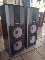 vintage philips luidsprekers gerefoamd, Audio, Tv en Foto, Luidsprekers, Ophalen, Philips, Refurbished, 120 watt of meer