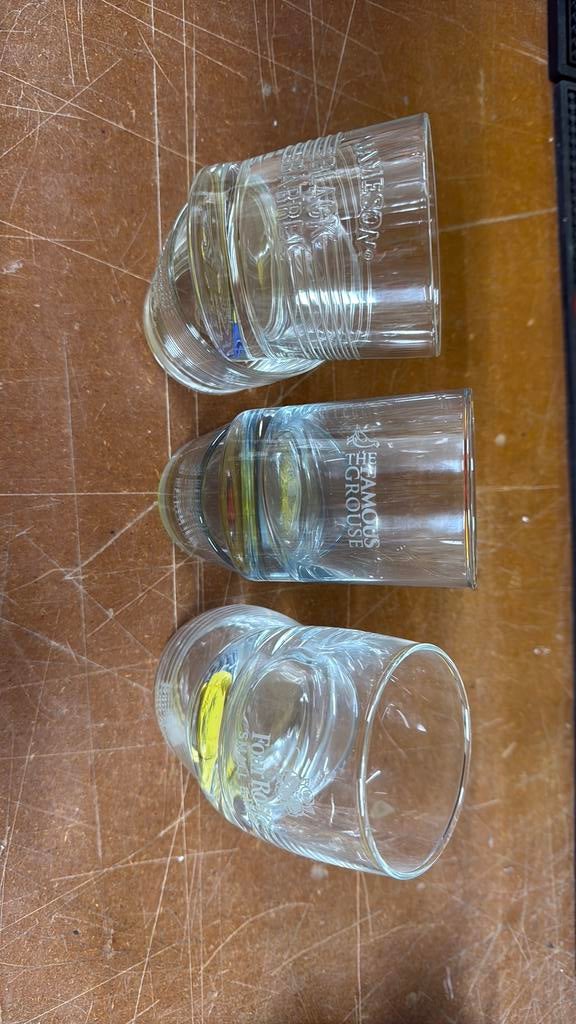 Te koop 6 wiskey glazen, Ophalen, Zo goed als nieuw, Overige typen