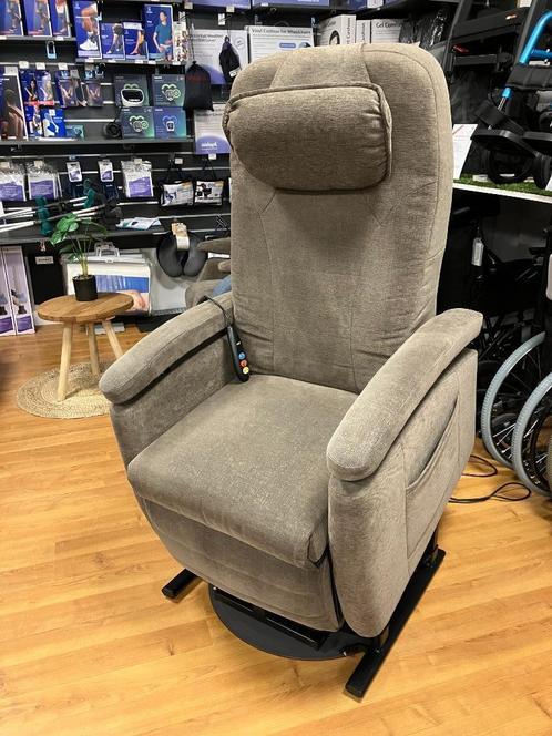 Sta op stoel relaxfauteuil Fitform vario 570 accu draaiframe, Huis en Inrichting, Fauteuils, Zo goed als nieuw, Stof, 50 tot 75 cm