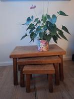 Bijzet tafeltjes 3 stuks, Ophalen, Vierkant, Minder dan 55 cm, 45 tot 60 cm