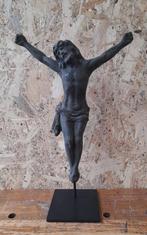 Oud Jezus corpus messing kruisbeeld, Antiek en Kunst, Ophalen of Verzenden
