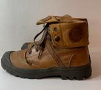 Palladium leren veterboots laarzen, cognackleurig, maat 39, Kleding | Dames, Schoenen, Bruin, Verzenden, Lage of Enkellaarzen