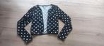 Zwart vestje met stippen. Maat 36, Kleding | Dames, Truien en Vesten, Ophalen of Verzenden, Zo goed als nieuw, Maat 36 (S), Zwart