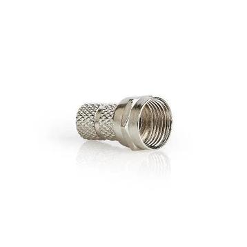 Nedis F-Connector | Recht | Male | Vernikkeld | 75 Ohm | Twi beschikbaar voor biedingen