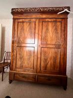 Mahonie houten antieke kast, Ophalen