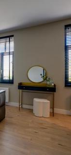 Maisons du Monde kaptafel zwart/goud, Huis en Inrichting, Ophalen, 50 tot 100 cm, Minder dan 100 cm, Hout