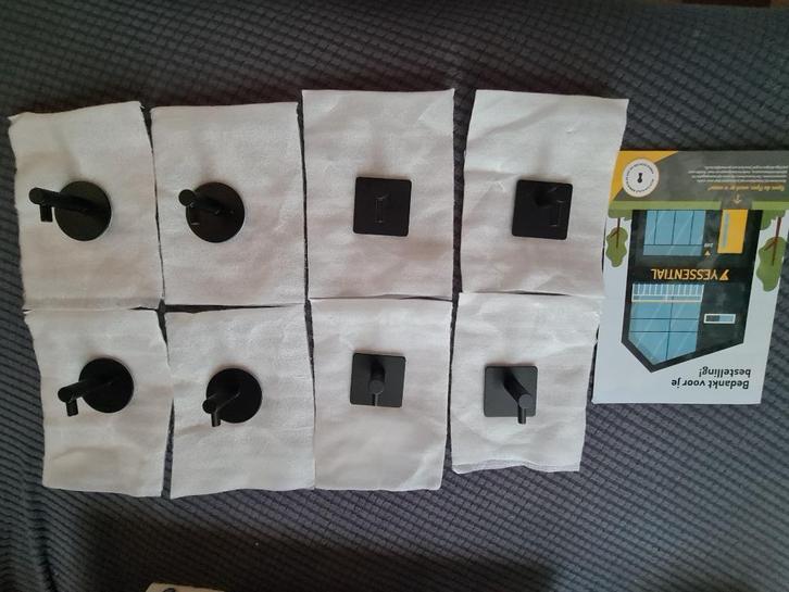 Handdoekhaakjes en toiletrolhouder Nieuw! Zonder boren, Huis en Inrichting, Badkamer | Badtextiel en Accessoires, Nieuw, Overige typen