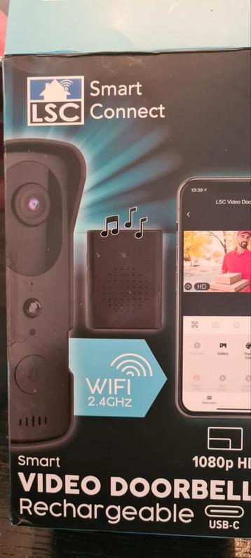 LSC Smart Connect Deurbel met Gong - Oplaadbaar beschikbaar voor biedingen