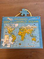 Usborne Wereldkaart Puzzel - 250 stukjes NIEUW, Ophalen of Verzenden, Meer dan 50 stukjes, Zo goed als nieuw, 6 jaar of ouder