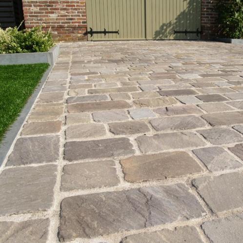 Kandla Ocre Multicolor 20x14x5/7 cm gekapt, Tuin en Terras, Tegels en Klinkers, Nieuw, Klinkers, Natuursteen, Ophalen