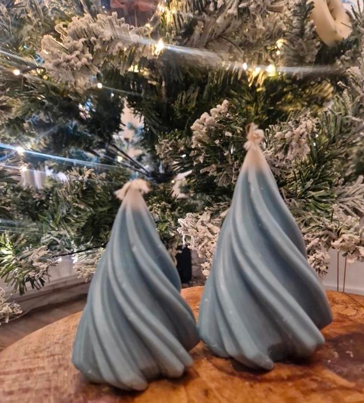Handgemaakte Soja Kaarsen Kerstboom Cadeau Set, Huis en Inrichting, Woonaccessoires | Kandelaars en Kaarsen, Ophalen of Verzenden