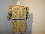 Antik Batik blouse uitstaande roes schouder bloemen Nieuw 40, Maat 38/40 (M), Verzenden, Geel, Nieuw