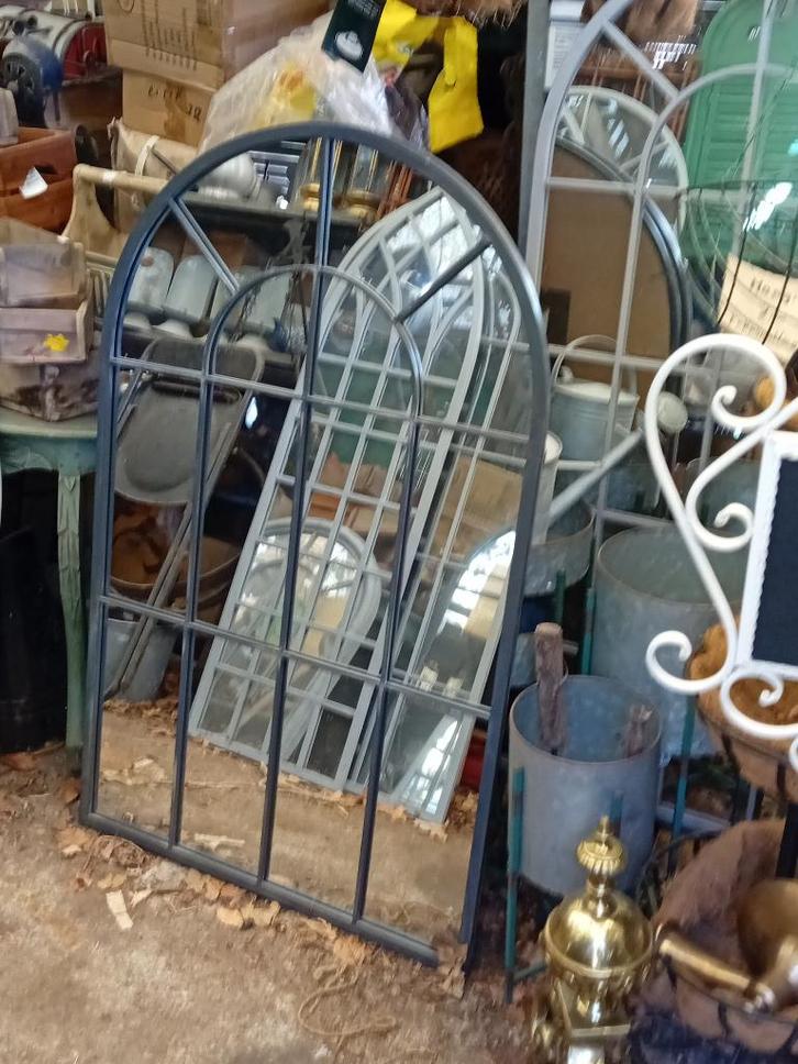 Spiegel/ tuinspiegel in soorten/maten Ook stalraam als basis, Tuin en Terras, Tuinwanddecoratie, Nieuw, Ophalen