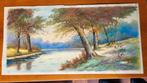 Landschap pastelkrijt, Ophalen of Verzenden