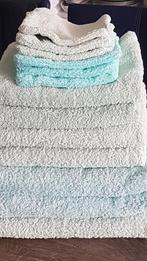 7 Groene handdoeken en 6 washandjes, Ophalen of Verzenden, Zo goed als nieuw, Groen, Handdoek