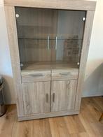Vitrinekast met Glazen Deuren, Huis en Inrichting, Kasten | Vitrinekasten, Gebruikt, Glas, 150 tot 200 cm, 25 tot 50 cm