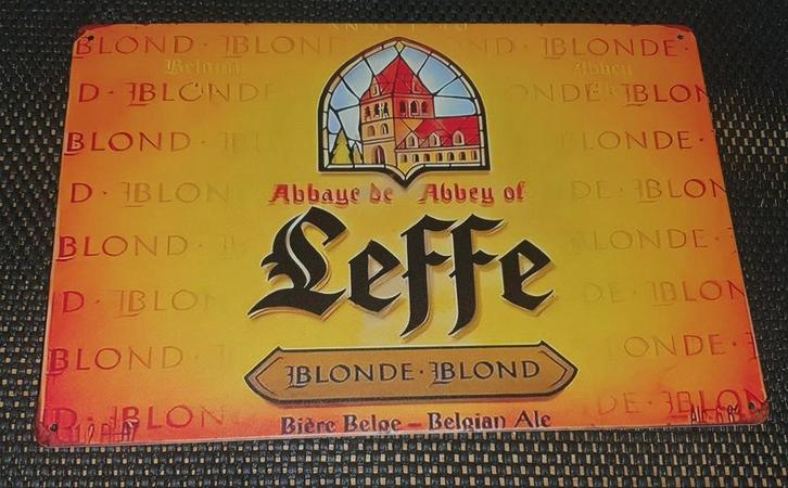 Leffe wandbord, Verzamelen, Biermerken, Nieuw, Reclamebord, Plaat of Schild, Ophalen of Verzenden