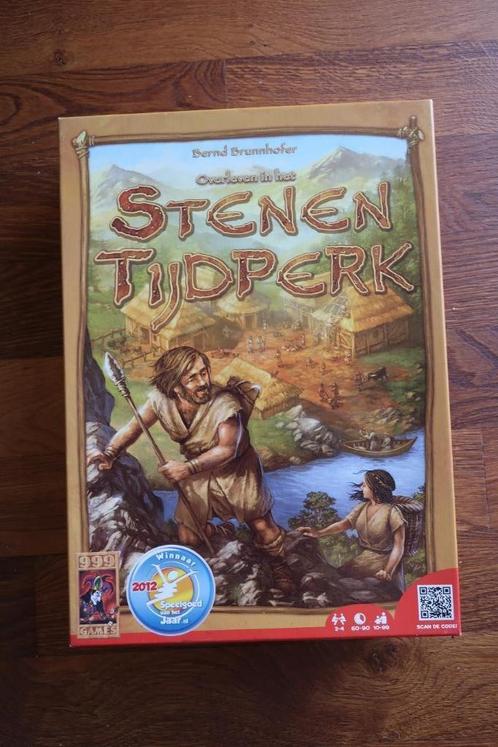 bordspel stenen tijdperk, Hobby en Vrije tijd, Gezelschapsspellen | Bordspellen, Zo goed als nieuw, Ophalen of Verzenden