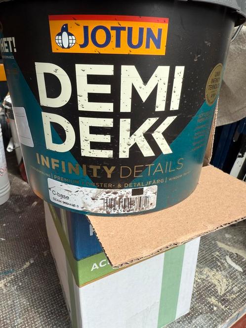 Jotun demidekk infinity emmer 3l  ral 8014  totaal 21l, Doe-het-zelf en Verbouw, Verf, Beits en Lak, Nieuw, Verf, Minder dan 5 liter