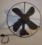 Vintage metalen ventilator, Witgoed en Apparatuur, Ventilatoren, Ophalen, Gebruikt, Tafelventilator
