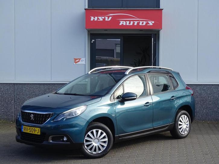 Peugeot 2008 1.2 PureTech Blue Lion navi airco org NL, Auto's, Peugeot, Bedrijf, Te koop, ABS, Airbags, Airconditioning, Bluetooth