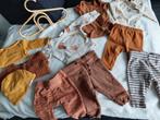 Mooie set  baby kleertjes kleur bruin maar 50, Kinderen en Baby's, Babykleding | Maat 50, Ophalen of Verzenden, Zo goed als nieuw