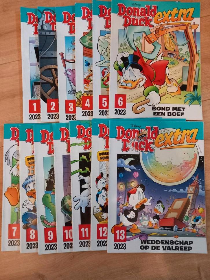 Donald Duck extra. Jaargang 2023., Boeken, Strips | Comics, Zo goed als nieuw, Complete serie of reeks, Europa, Ophalen of Verzenden