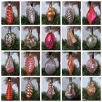 Oude vintage oostblok sovjet kerstballen roze, Diversen, Kerst, Ophalen of Verzenden, N, N, N