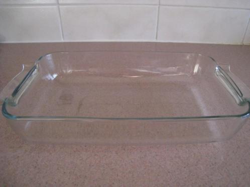 Pyrex ovenschaal, Corning, in glas, voor oven of microgolf, Huis en Inrichting, Keuken | Potten en Pannen, Overige typen, Glas