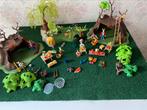 Grote, uitgebreide set Playmobil: 2x boomhut + 1 parkje, Ophalen of Verzenden, Zo goed als nieuw