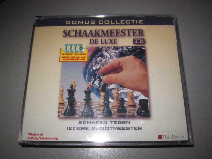 Domus Collectie Schaakmeester de Luxe versie 4.0, Computers en Software, Educatie- en Cursussoftware, Gebruikt, Overige typen