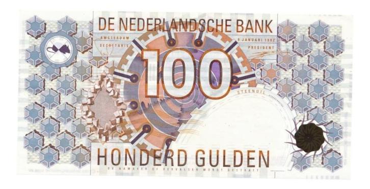 Nederland 100 Gulden 1992 Steenuil, Postzegels en Munten, Bankbiljetten | Nederland, Los biljet, 100 gulden, Ophalen of Verzenden