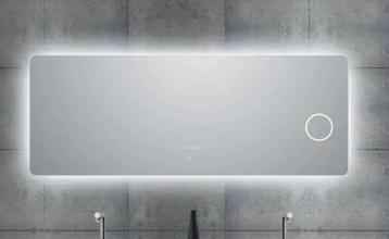 Badkamer Led spiegel anti condens 140x60 met vergrootglas beschikbaar voor biedingen