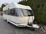 Hobby 540 FU Excellent vastbed rondzit voortent fietsendrage, 7 tot 8 meter, Bedrijf, 1250 - 1500 kg, Tot en met 4