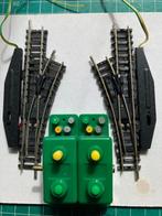 N spoor wissel 24 Gr Links en rechts, Hobby en Vrije tijd, Modeltreinen | N-Spoor, Wisselstroom, Ophalen of Verzenden, Rails, Zo goed als nieuw