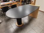 Ovale eettafel van hout, Huis en Inrichting, Tafels | Statafels, Ophalen, Gebruikt