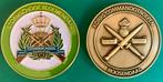 Coin nr 59 uit Overzicht Coins KCT stormschool Bloemendaal, Verzenden, Landmacht, Nederland, Embleem of Badge