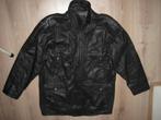 Mooie Halflange Leren Jas Maat L, Ophalen of Verzenden, Gedragen, Maat 52/54 (L), Zwart