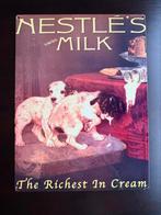 Nestlé’s Swiss Milk • Vintage reclamenbord 30x40cm, Verzamelen, Merken en Reclamevoorwerpen, Ophalen of Verzenden, Gebruikt