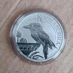 1 oz zilver kookaburra munt uit 2022 van Australië, Ophalen of Verzenden, Zilver