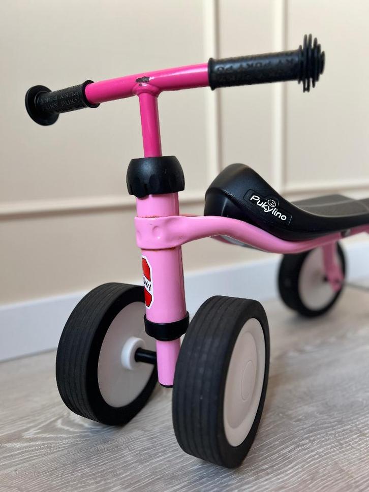 Puky Pukylino roze, Fietsen en Brommers, Fietsen | Kinderfietsjes, Gebruikt, Minder dan 16 inch, Ophalen