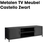 Tv-meubel zwart, Minder dan 100 cm, 25 tot 50 cm, 100 tot 150 cm, Metaal