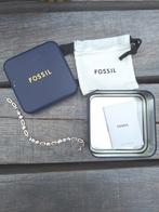 Fossil Zilveren Armband met Kristallen - Zo goed als nieuw!, Sieraden, Tassen en Uiterlijk, Armbanden, Staal, Zo goed als nieuw
