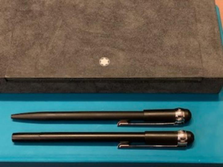 Montblanc Scenium rollerpen balpen Garfield box Jim Davies, Verzamelen, Pennenverzamelingen, Nieuw, Balpen, Mont Blanc, Met doosje