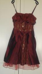 LARP Bordeaux rode jurk - Gothic / Gala Mt.14 = Mt. 40/42, Nieuw, Bovenkleding, Ophalen of Verzenden