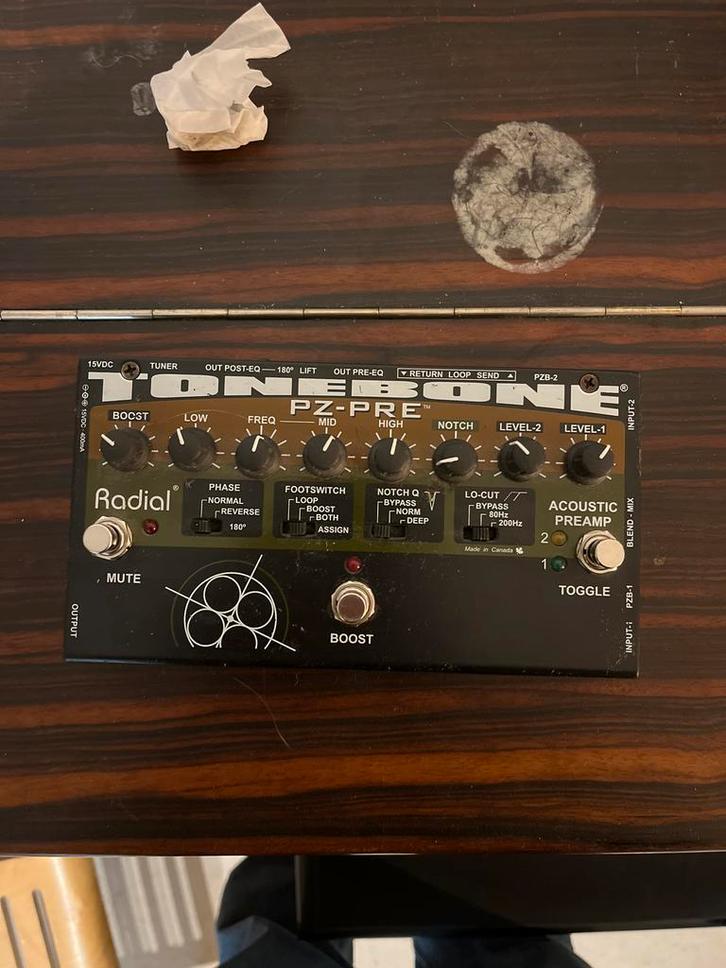 Tonebone PZ-Pre Akoestische Preamp, Muziek en Instrumenten, Effecten, Gebruikt, Ophalen of Verzenden