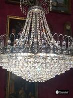 Kristallen kroonluchter swarovski zakkroonluchter zilver, Ophalen of Verzenden, Overige materialen