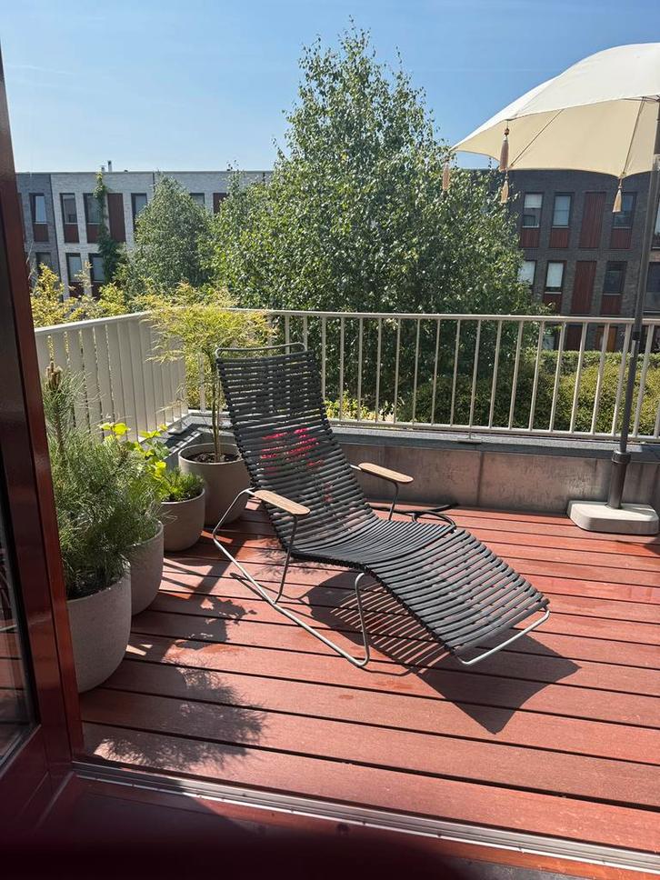 Design Sunrocker van HOUE – tijdloos en comfortabel loungen, Tuin en Terras, Ligbedden, Gebruikt, Kunststof, Ophalen of Verzenden