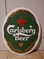 Emaillebord Carlsberg bier, Verzamelen, Ophalen of Verzenden, Nieuw, Reclamebord, Plaat of Schild, Overige merken